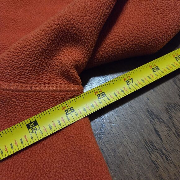 Brooks Brothers Cotton 1/4 Zip Sweater Mens XL Orange Preppy Classic - Picture 4 of 5